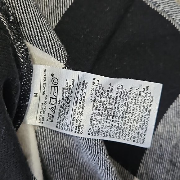 LN Old Navy women's M plaid check pj set - Picture 4 of 10